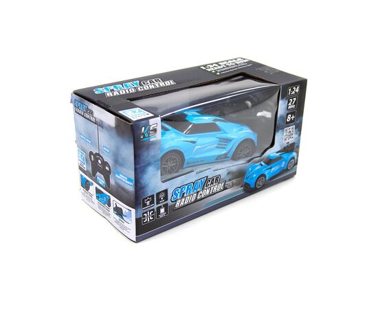 Радиоуправляемая игрушка Sulong Toys Spray Car - Sport (голубой, 1:24, свет, функция туман) (SL-354RHBL), изображение 5