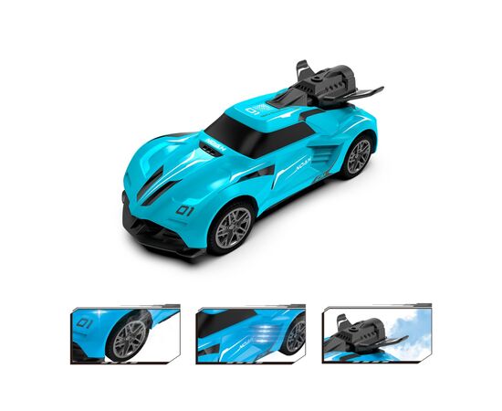 Радиоуправляемая игрушка Sulong Toys Spray Car - Sport (голубой, 1:24, свет, функция туман) (SL-354RHBL), изображение 8