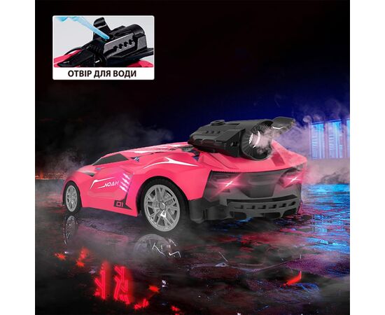 Радиоуправляемая игрушка Sulong Toys Spray Car - Sport (розовый, 1:24, свет, функция туман) (SL-354RHP), изображение 4