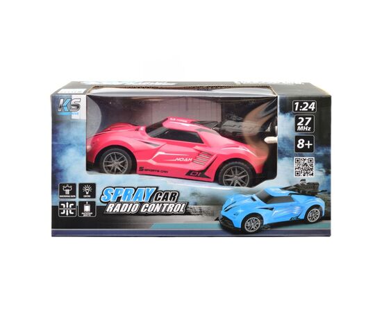 Радиоуправляемая игрушка Sulong Toys Spray Car - Sport (розовый, 1:24, свет, функция туман) (SL-354RHP), изображение 6