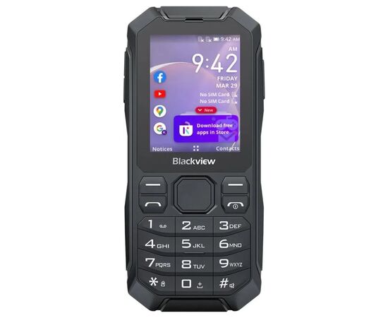 Мобільний телефон Blackview N1000 Black (6931548317821), зображення 2 Мобільний телефон Blackview N1000 Black (6931548317821), зображення 2