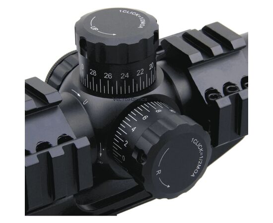 Оптический прицел Vector Optics Mustang 1-4x24 (30 мм) illum. FFP (SCFF-36), изображение 8 Оптический прицел Vector Optics Mustang 1-4x24 (30 мм) illum. FFP (SCFF-36), изображение 8