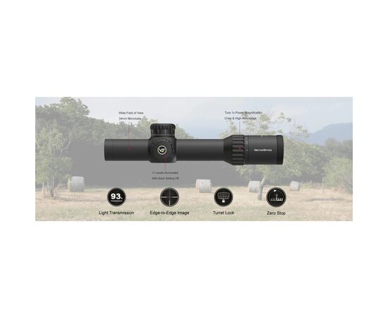 Оптический прицел Vector Optics Continental 1-10x28 (34mm) illum. ED FFP VET-CTR (SCFF-47), изображение 8 Оптический прицел Vector Optics Continental 1-10x28 (34mm) illum. ED FFP VET-CTR (SCFF-47), изображение 8