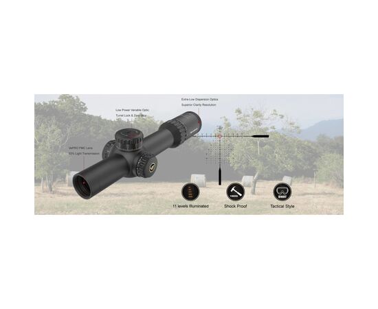 Оптический прицел Vector Optics Continental 1-10x28 (34mm) illum. ED FFP VET-CTR (SCFF-47), изображение 9 Оптический прицел Vector Optics Continental 1-10x28 (34mm) illum. ED FFP VET-CTR (SCFF-47), изображение 9