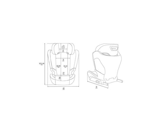 Автокресло MoMi MEI black 100-150 см (FOSA00036), изображение 6
