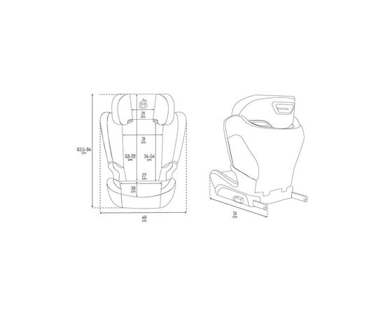 Автокресло MoMi MEI green 100-150 см (FOSA00028), изображение 7