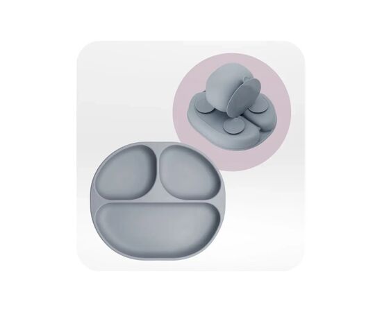 Набор детской посуды MoMi AMI grey (AKCE00044), изображение 5 Набор детской посуды MoMi AMI grey (AKCE00044), изображение 5