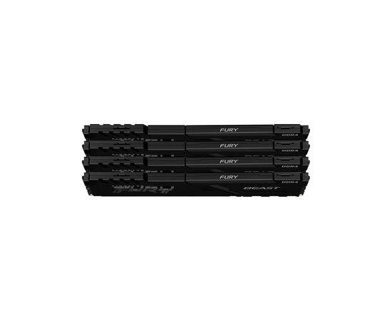 Модуль памяти для компьютера DDR4 128GB (4x32GB) 3200 MHz Fury Beast Black Kingston Fury (ex.HyperX) (KF432C16BBK4/128), изображение 2 Модуль памяти для компьютера DDR4 128GB (4x32GB) 3200 MHz Fury Beast Black Kingston Fury (ex.HyperX) (KF432C16BBK4/128), изображение 2