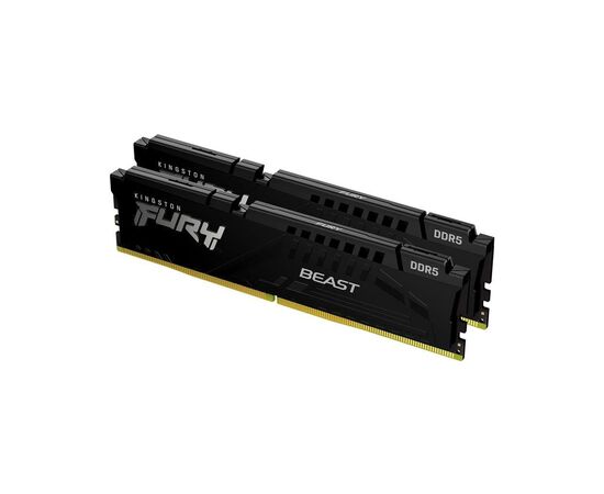 Модуль памяти для компьютера DDR5 32GB (2x16GB) 6000 MHz Fury Beast Black Kingston Fury (ex.HyperX) (KF560C36BBE2K2-32), изображение 2 Модуль памяти для компьютера DDR5 32GB (2x16GB) 6000 MHz Fury Beast Black Kingston Fury (ex.HyperX) (KF560C36BBE2K2-32), изображение 2