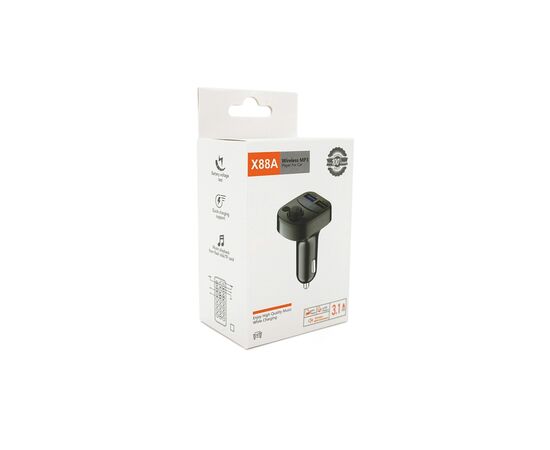 FM модулятор Voltronic X88A, USB, TF (FM-X88A), изображение 4 FM модулятор Voltronic X88A, USB, TF (FM-X88A), изображение 4