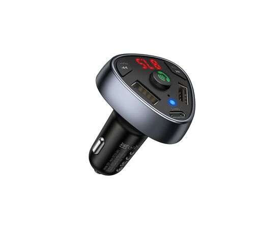 FM модулятор HOCO E51, Black, Box (HOCO E51), изображение 2 FM модулятор HOCO E51, Black, Box (HOCO E51), изображение 2