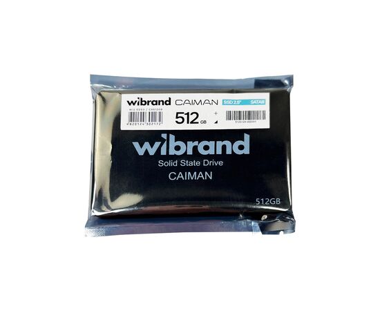 Накопитель SSD 2.5" 512GB Caiman Wibrand (WI2.5SSD/CA512GB), изображение 3 Накопитель SSD 2.5" 512GB Caiman Wibrand (WI2.5SSD/CA512GB), изображение 3