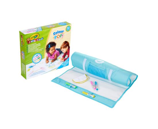 Набор для творчества Crayola Mini Kids Многоразовый коврик для рисования, с фломастером (81-8132), изображение 2 Набор для творчества Crayola Mini Kids Многоразовый коврик для рисования, с фломастером (81-8132), изображение 2