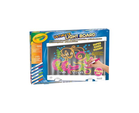 Набор для творчества Crayola Доска для рисования с подсветкой с фломастерами (74-7504-M)