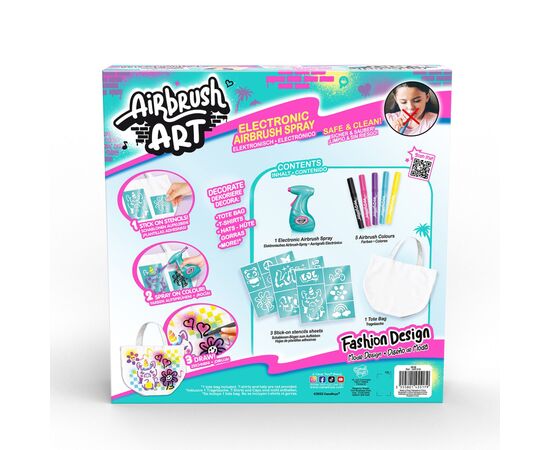 Набір для творчості Canal Toys DIY Airbrush Art Дизайнер (AIR016), зображення 8 Набір для творчості Canal Toys DIY Airbrush Art Дизайнер (AIR016), зображення 8