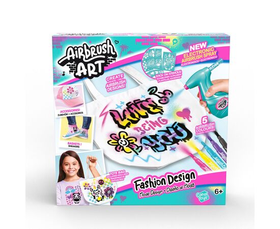 Набір для творчості Canal Toys DIY Airbrush Art Дизайнер (AIR016), зображення 9 Набір для творчості Canal Toys DIY Airbrush Art Дизайнер (AIR016), зображення 9