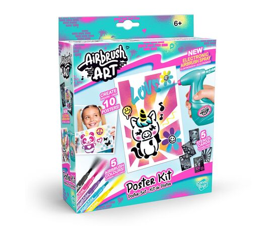 Набор для творчества Canal Toys DIY Airbrush Art с постерами (AIR015), изображение 12 Набор для творчества Canal Toys DIY Airbrush Art с постерами (AIR015), изображение 12
