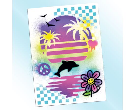 Набор для творчества Canal Toys DIY Airbrush Art с постерами (AIR015), изображение 6 Набор для творчества Canal Toys DIY Airbrush Art с постерами (AIR015), изображение 6