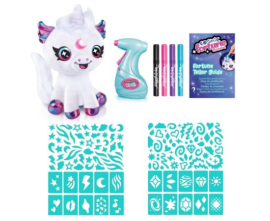 Набор для творчества Canal Toys DIY Airbrush Plush Единорог Космик с сияющим рогом (AIR028), изображение 3 Набор для творчества Canal Toys DIY Airbrush Plush Единорог Космик с сияющим рогом (AIR028), изображение 3