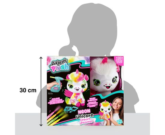 Набор для творчества Canal Toys DIY Airbrush Plush Единорог Неон (AIR024), изображение 7 Набор для творчества Canal Toys DIY Airbrush Plush Единорог Неон (AIR024), изображение 7