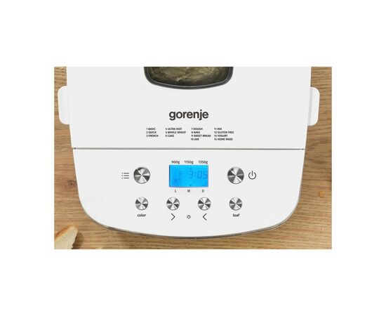 Хлебопечка Gorenje BM1350W, изображение 6 Хлебопечка Gorenje BM1350W, изображение 6