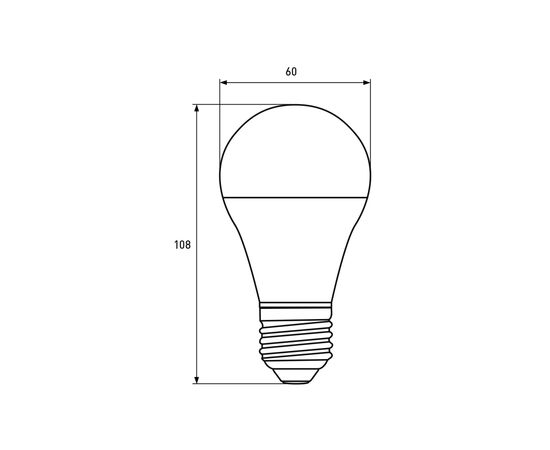 Лампочка Eurolamp LED A60 7W E27 3000K 220V акция 1+1 (MLP-LED-A60-07272(E)), изображение 4 Лампочка Eurolamp LED A60 7W E27 3000K 220V акция 1+1 (MLP-LED-A60-07272(E)), изображение 4