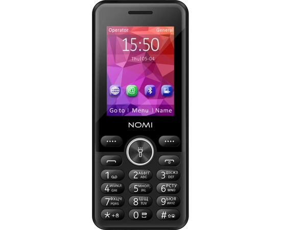 Мобільний телефон Nomi i2412 Black, зображення 2 Мобільний телефон Nomi i2412 Black, зображення 2