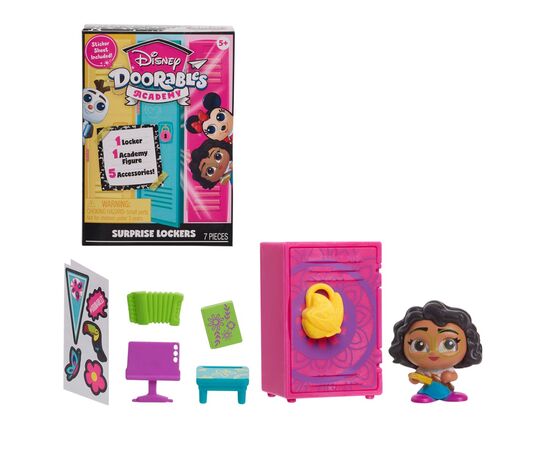 Игровой набор Disney Doorables серии Academy - Шкафчик с сюрпризом (фигурка, аксессуары) (44722K), изображение 2 Игровой набор Disney Doorables серии Academy - Шкафчик с сюрпризом (фигурка, аксессуары) (44722K), изображение 2