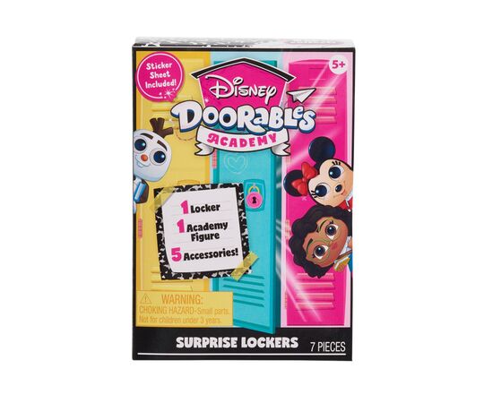 Ігровий набір Disney Doorables серії Academy - Шафка з сюрпризом (фігурка, аксесуари) (44722K)