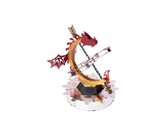 Конструктор Metal Time Коллекционная модель Sun Chaser Dragon Stand Clock Солнечные часы (MT025), изображение 2 Конструктор Metal Time Коллекционная модель Sun Chaser Dragon Stand Clock Солнечные часы (MT025), изображение 2