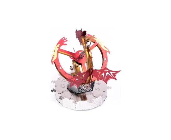 Конструктор Metal Time Коллекционная модель Sun Chaser Dragon Stand Clock Солнечные часы (MT025), изображение 3 Конструктор Metal Time Коллекционная модель Sun Chaser Dragon Stand Clock Солнечные часы (MT025), изображение 3