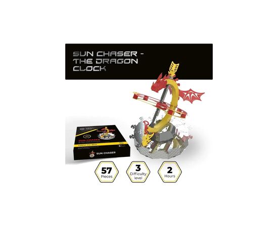 Конструктор Metal Time Коллекционная модель Sun Chaser Dragon Stand Clock Солнечные часы (MT025), изображение 6 Конструктор Metal Time Коллекционная модель Sun Chaser Dragon Stand Clock Солнечные часы (MT025), изображение 6