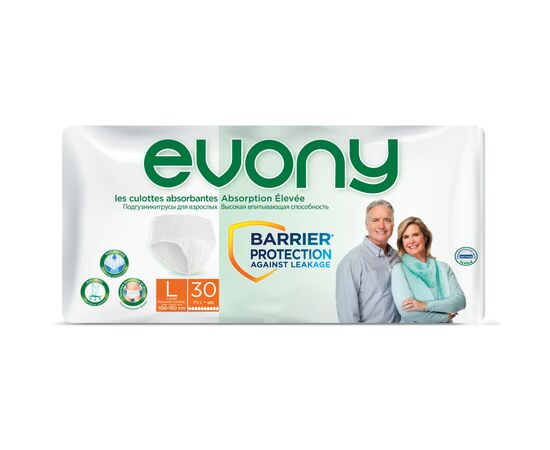 Подгузники для взрослых Evony Трусики 3 Large 30 шт (8690536805532)