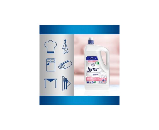 Кондиционер для белья Lenor Sensitiv Профессиональная формула для чувствительной кожи 4.75 л (8001090214324), изображение 7