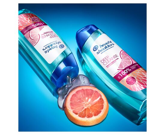 Шампунь Head & Shoulders Глубокая очистка Грейпфрут 300 мл (8006540656426), изображение 5 Шампунь Head & Shoulders Глубокая очистка Грейпфрут 300 мл (8006540656426), изображение 5