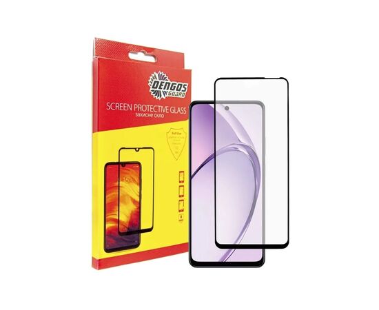 Стекло защитное Dengos Full Glue OPPO A3 (black) (TGFG-373)