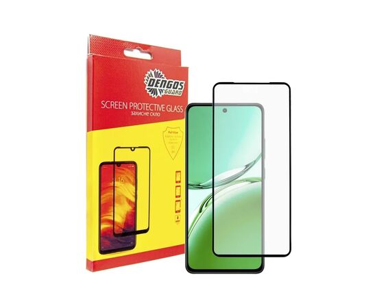 Стекло защитное Dengos Full Glue OPPO Reno 12F 4G (black) (TGFG-374)