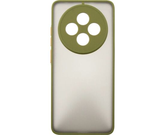 Чехол для мобильного телефона Dengos Oppo Reno 12 F/FS Matte + glass (Green) (DG-KM-110), изображение 2