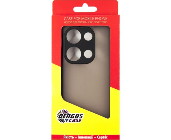 Чохол до мобільного телефона Dengos POCO M6 Pro 4G Matte + glass (Black) (DG-KM-111), зображення 4 Чохол до мобільного телефона Dengos POCO M6 Pro 4G Matte + glass (Black) (DG-KM-111), зображення 4