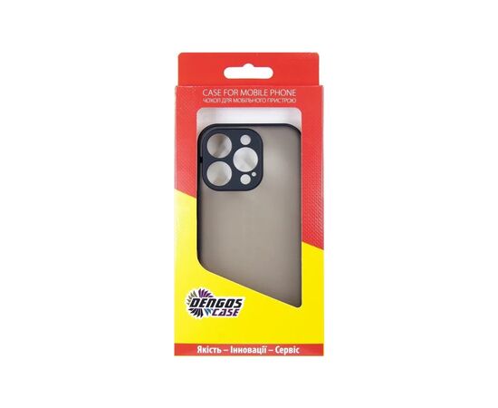 Чехол для мобильного телефона Dengos Matte iPhone 16 Pro (black) (DG-TPU-MATT-150), изображение 5 Чехол для мобильного телефона Dengos Matte iPhone 16 Pro (black) (DG-TPU-MATT-150), изображение 5