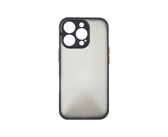 Чохол до мобільного телефона Dengos Matte iPhone 16 Pro (black) (DG-TPU-MATT-150)