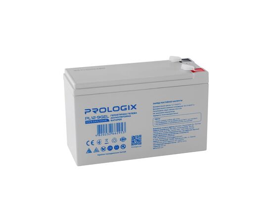 Батарея к ИБП Prologix 12V-9Ah GEL (PL12-9GEL), изображение 4 Батарея к ИБП Prologix 12V-9Ah GEL (PL12-9GEL), изображение 4
