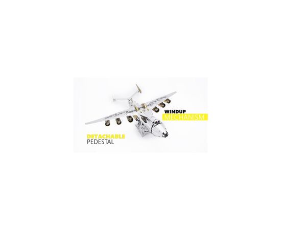 Конструктор Metal Time Коллекционная модель Ukrainian Dream Exclusive Edition Ан-225 Мрия собранная двухцветная (MT001EE/READY), изображение 7 Конструктор Metal Time Коллекционная модель Ukrainian Dream Exclusive Edition Ан-225 Мрия собранная двухцветная (MT001EE/READY), изображение 7
