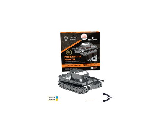 Конструктор Metal Time Коллекционная модель Ponderous Panzer Heavy Tank Тяжелый танк Тигр (MT020)