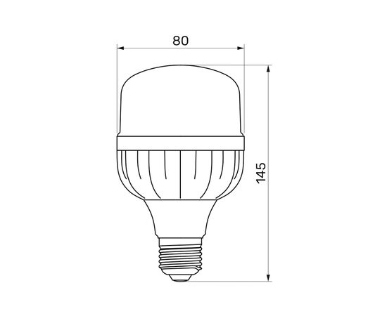 Лампочка TITANUM A80 20W E27 6500К (TL-HA80-20276), изображение 3 Лампочка TITANUM A80 20W E27 6500К (TL-HA80-20276), изображение 3