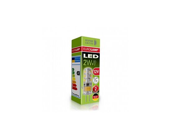 Лампочка Eurolamp LED силикон G4 2W 4000K 12V (LED-G4-0240(12)), изображение 2 Лампочка Eurolamp LED силикон G4 2W 4000K 12V (LED-G4-0240(12)), изображение 2