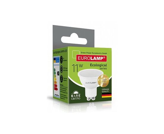Лампочка Eurolamp LED SMD MR16 11W GU10 4000K 220V (LED-SMD-11104(P)), изображение 3 Лампочка Eurolamp LED SMD MR16 11W GU10 4000K 220V (LED-SMD-11104(P)), изображение 3
