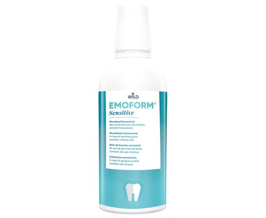 Ополаскиватель для полости рта Dr. Wild Emoform Sensitive Для чувствительных зубов 500 мл (7611841702454)