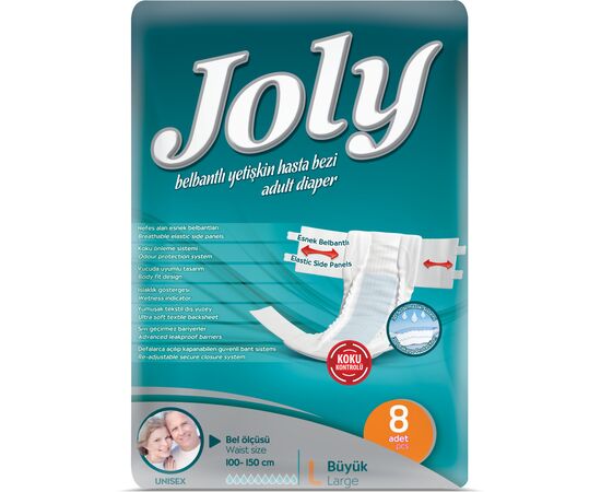 Підгузки для дорослих Joly 3 Large 8 шт (8690536804023)