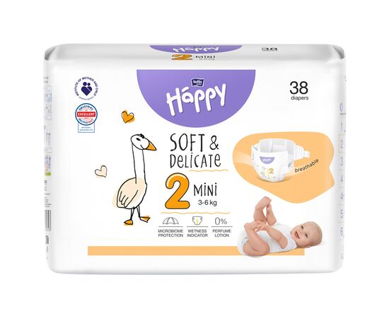 Подгузники Bella Happy 2 Mini 3-6 кг 38 шт (5900516605353)